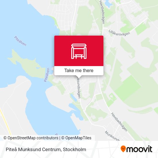 Piteå Munksund Centrum map
