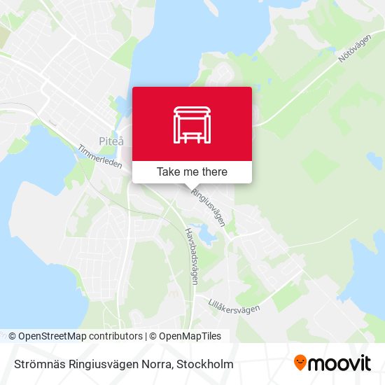 Strömnäs Ringiusvägen Norra map