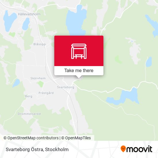 Svarteborg Östra map