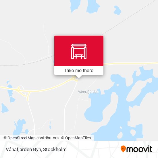 Vånafjärden Byn map