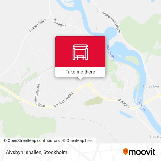 Älvsbyn Ishallen map