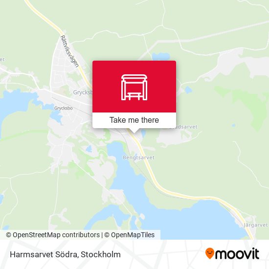 Harmsarvet Södra map