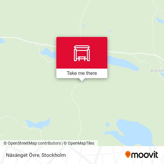 Näsänget Övre map