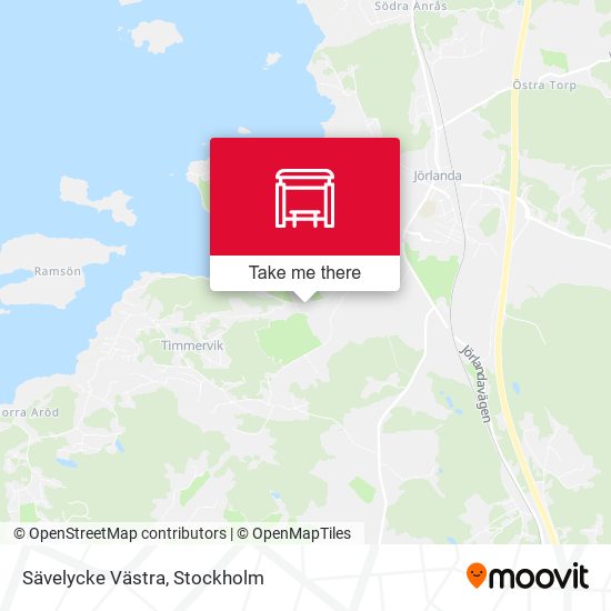 Sävelycke Västra map