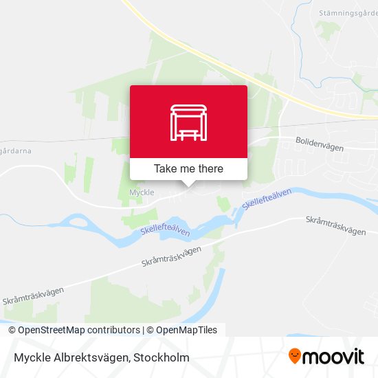 Myckle Albrektsvägen map