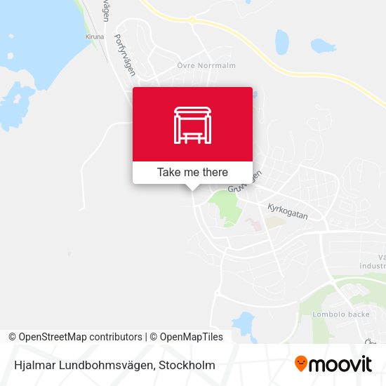 Hjalmar Lundbohmsvägen map