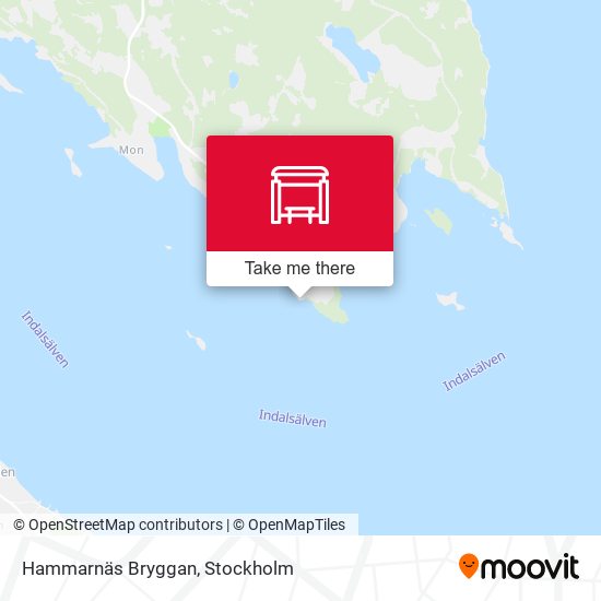 Hammarnäs Bryggan map
