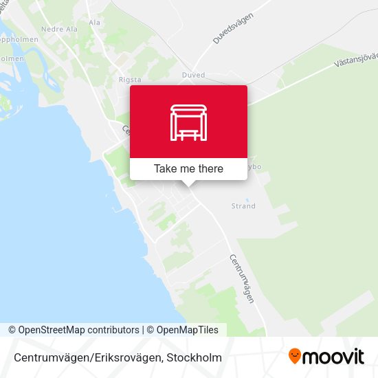Centrumvägen/Eriksrovägen map