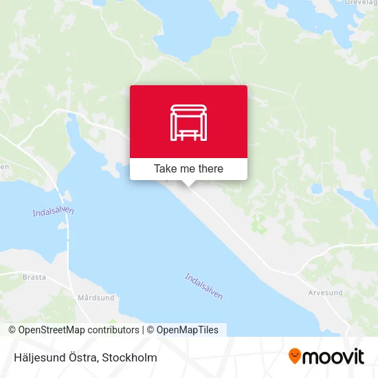 Häljesund Östra map