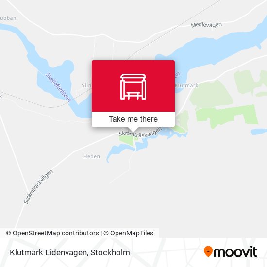Klutmark Lidenvägen map