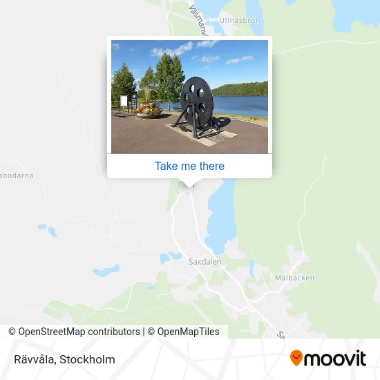 Rävvåla map