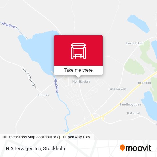 N Altervägen Ica map