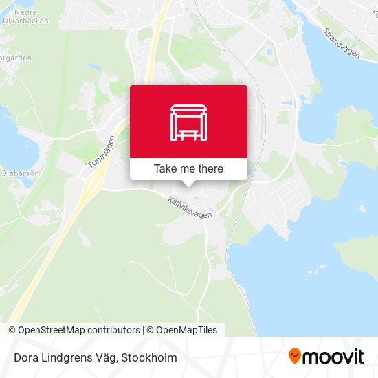 Dora Lindgrens Väg map