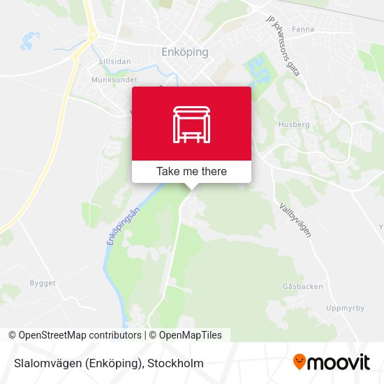 Slalomvägen (Enköping) map