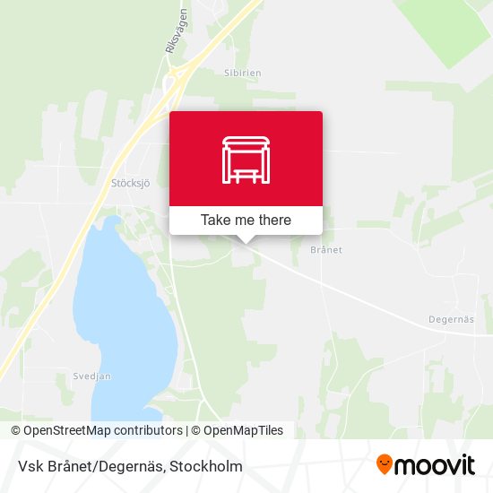 Vsk Brånet/Degernäs map