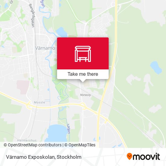 Värnamo Exposkolan map