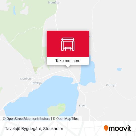 Tavelsjö Bygdegård map