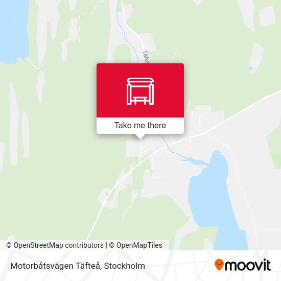 Motorbåtsvägen Täfteå map