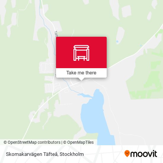 Skomakarvägen Täfteå map