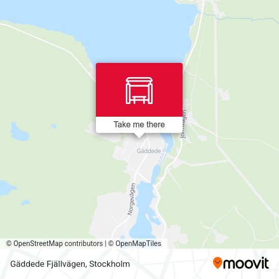 Gäddede Fjällvägen map
