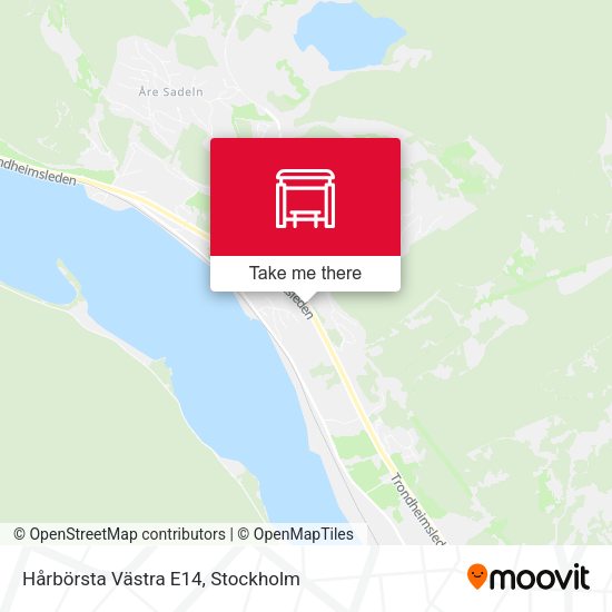 Hårbörsta Västra E14 map