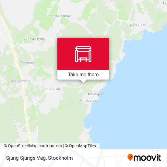 Sjung Sjungs Väg map