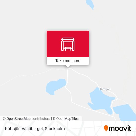 Köttsjön Västiberget map
