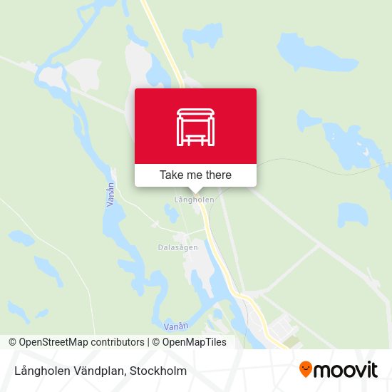 Långholen Vändplan map