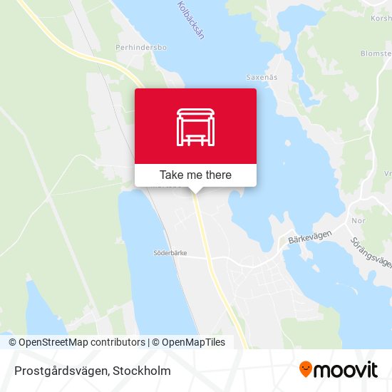 Prostgårdsvägen map