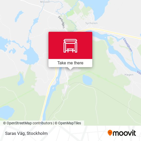 Saras Väg map