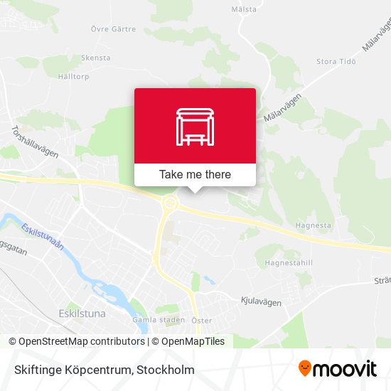 Skiftinge Köpcentrum map