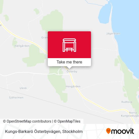 Kungs-Barkarö Österbyvägen map