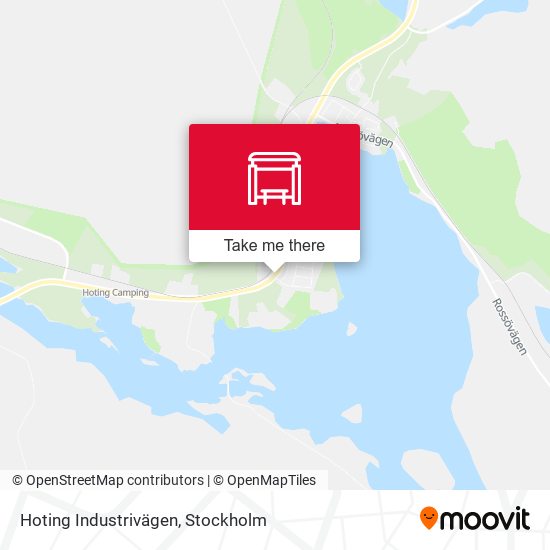 Hoting Industrivägen map