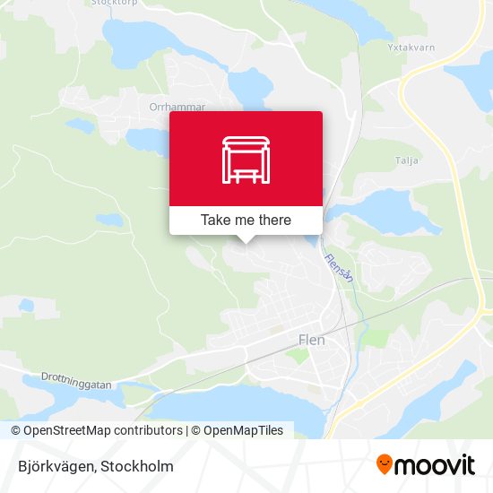 Björkvägen map