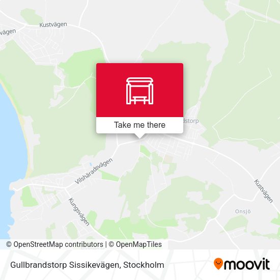Gullbrandstorp Sissikevägen map