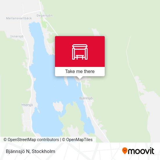 Bjännsjö N map