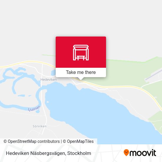 Hedeviken Näsbergsvägen map