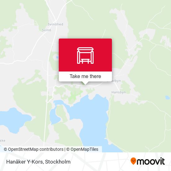 Hanåker Y-Kors map