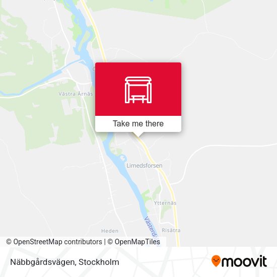 Näbbgårdsvägen map