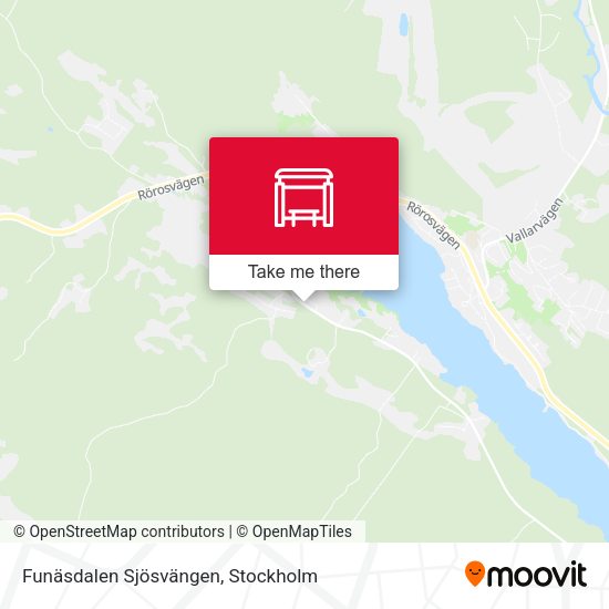 Funäsdalen Sjösvängen map
