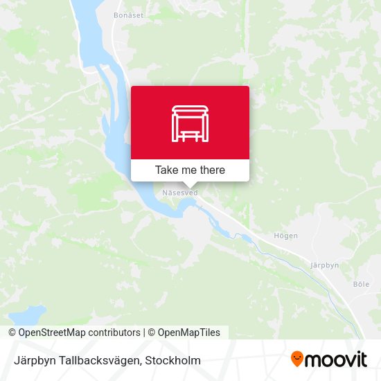 Järpbyn Tallbacksvägen map