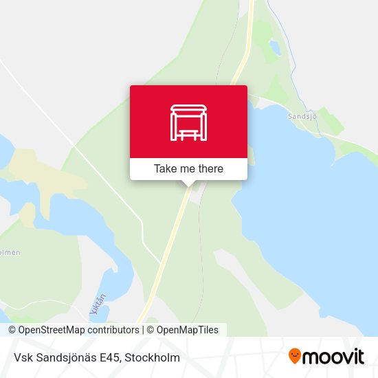 Vsk Sandsjönäs E45 map