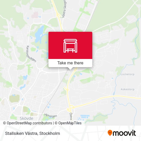 Stallsiken Västra map