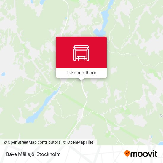 Bäve Mållsjö map