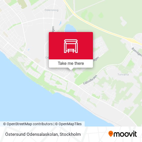 Östersund Odensalaskolan map