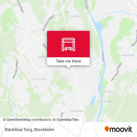 Bäcklösa Torg map