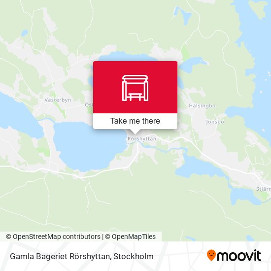 Gamla Bageriet Rörshyttan map