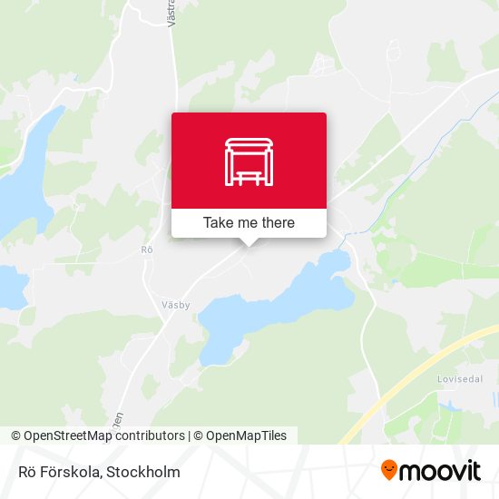 Rö Förskola map