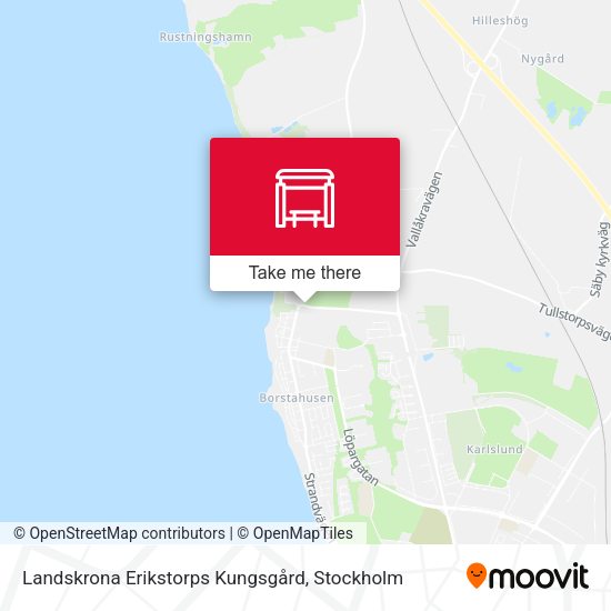 Landskrona Erikstorps Kungsgård map