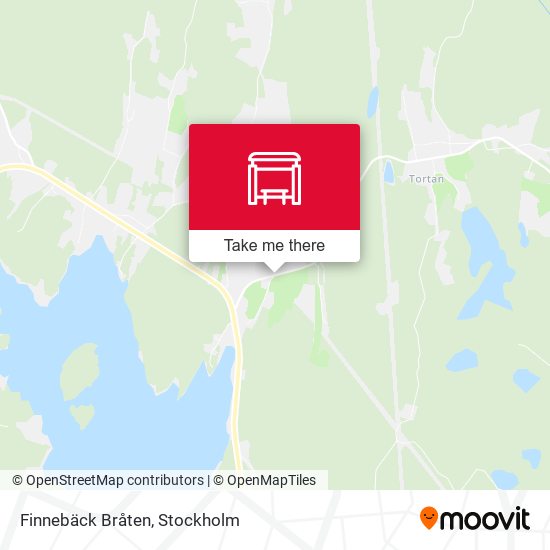 Finnebäck Bråten map